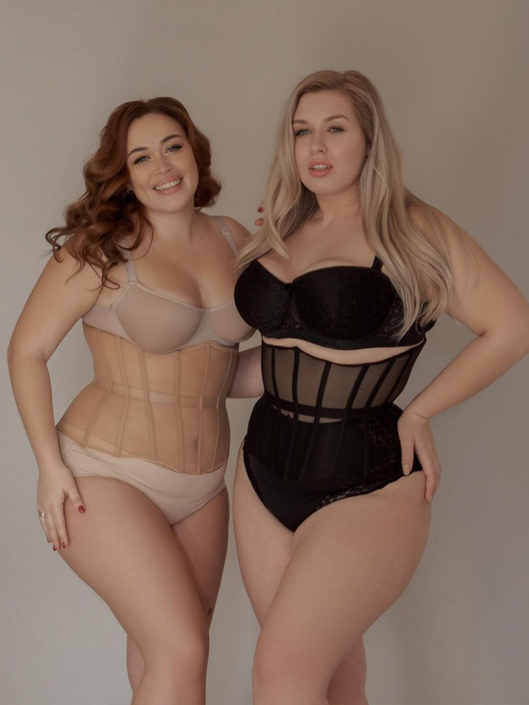 Basic Cupless Corset in Black