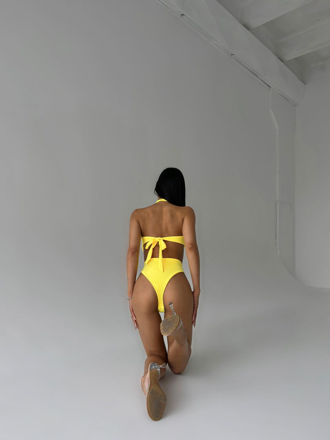 Maldives One Piece in Yellow