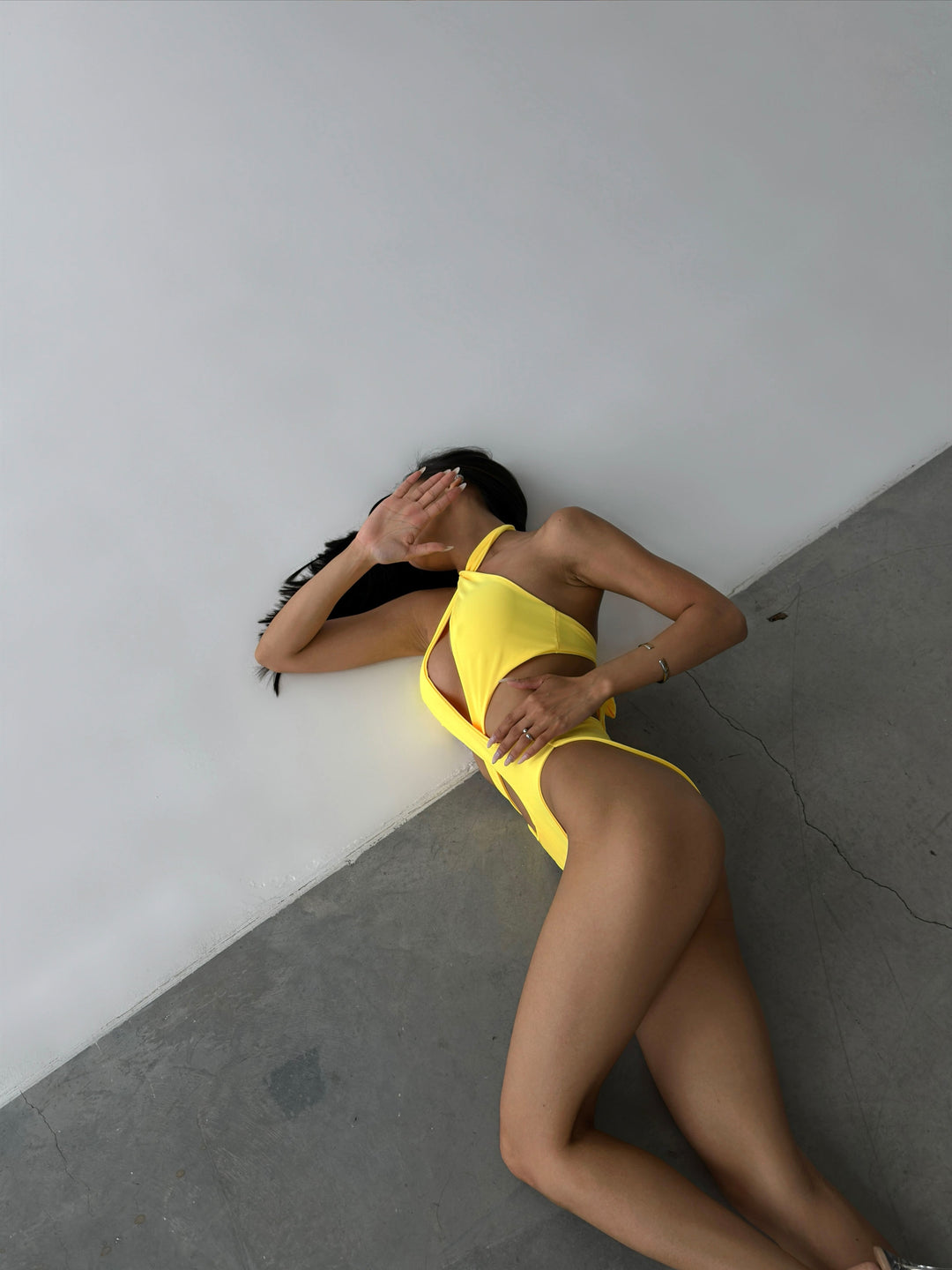 Maldives One Piece in Yellow